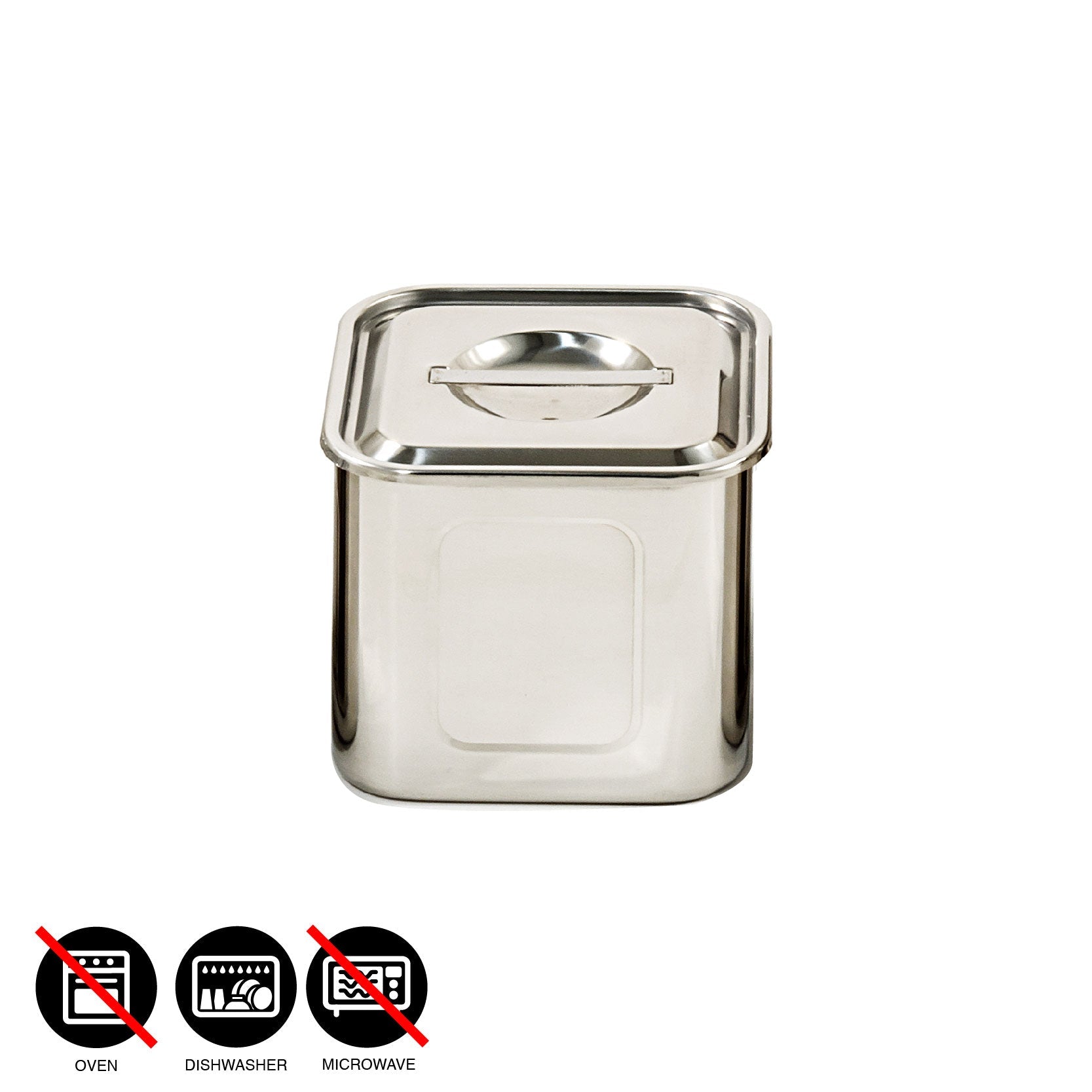 ステンレス角深型キッチンポット