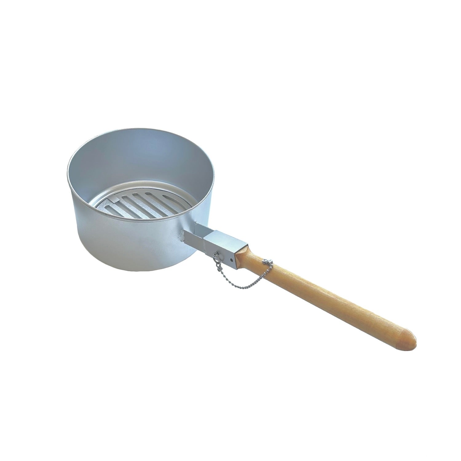 Charcoal Starter with Detachable Wooden Handle