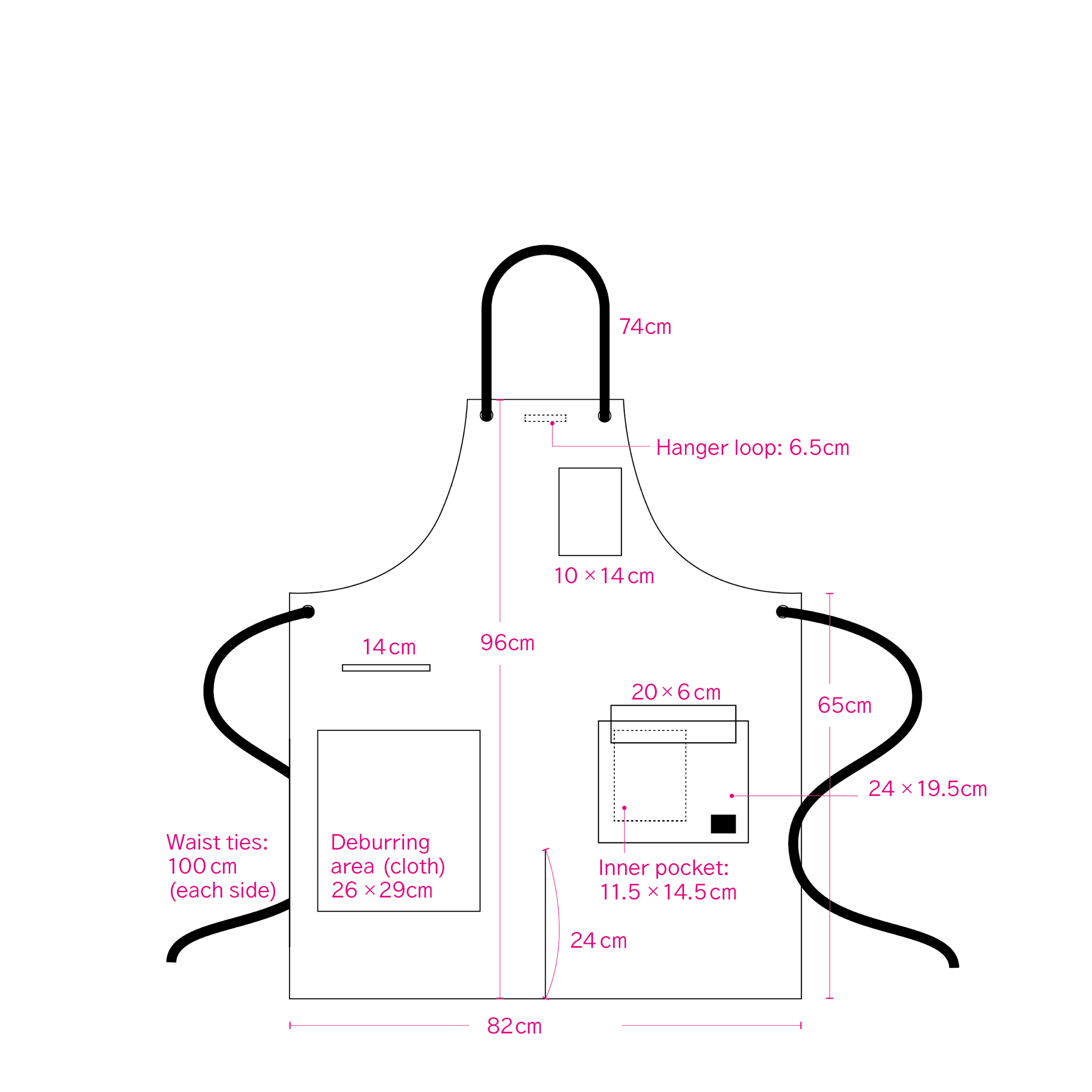 KAMA-ASA's denim apron for sharpener