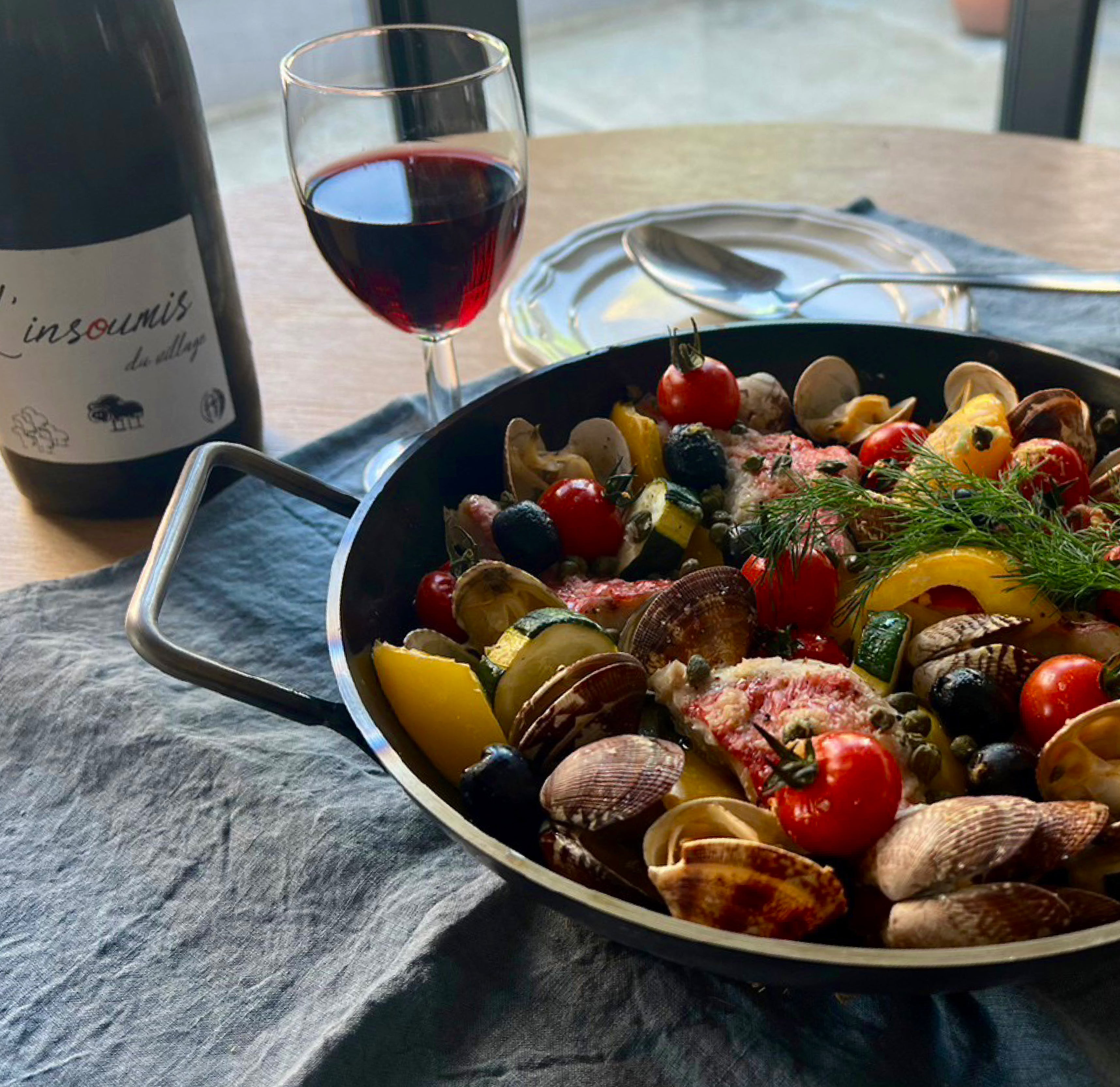 釜浅の鉄両手フライパン