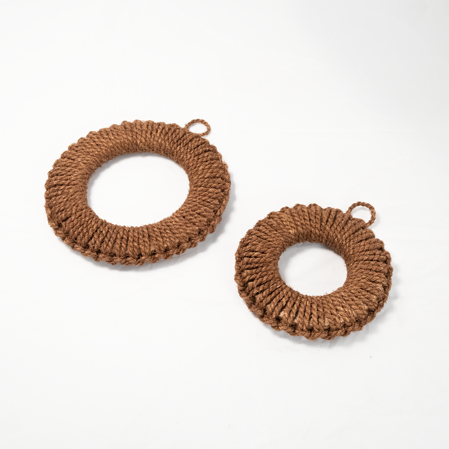 棕櫚の手編み鍋敷