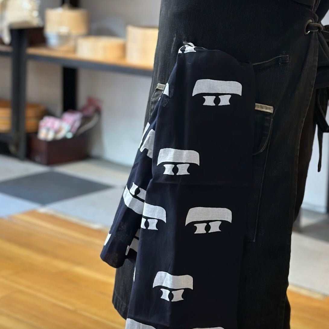 染太郎の釜浅手ぬぐい