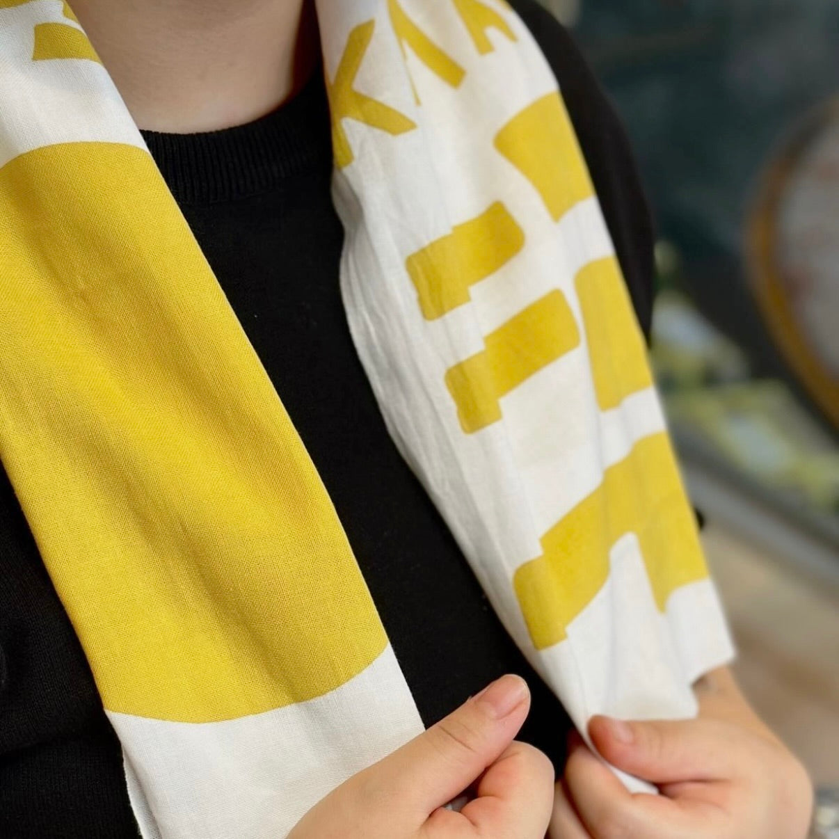 染太郎の釜浅手ぬぐい