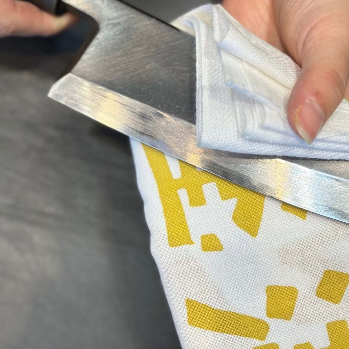 染太郎の釜浅手ぬぐい