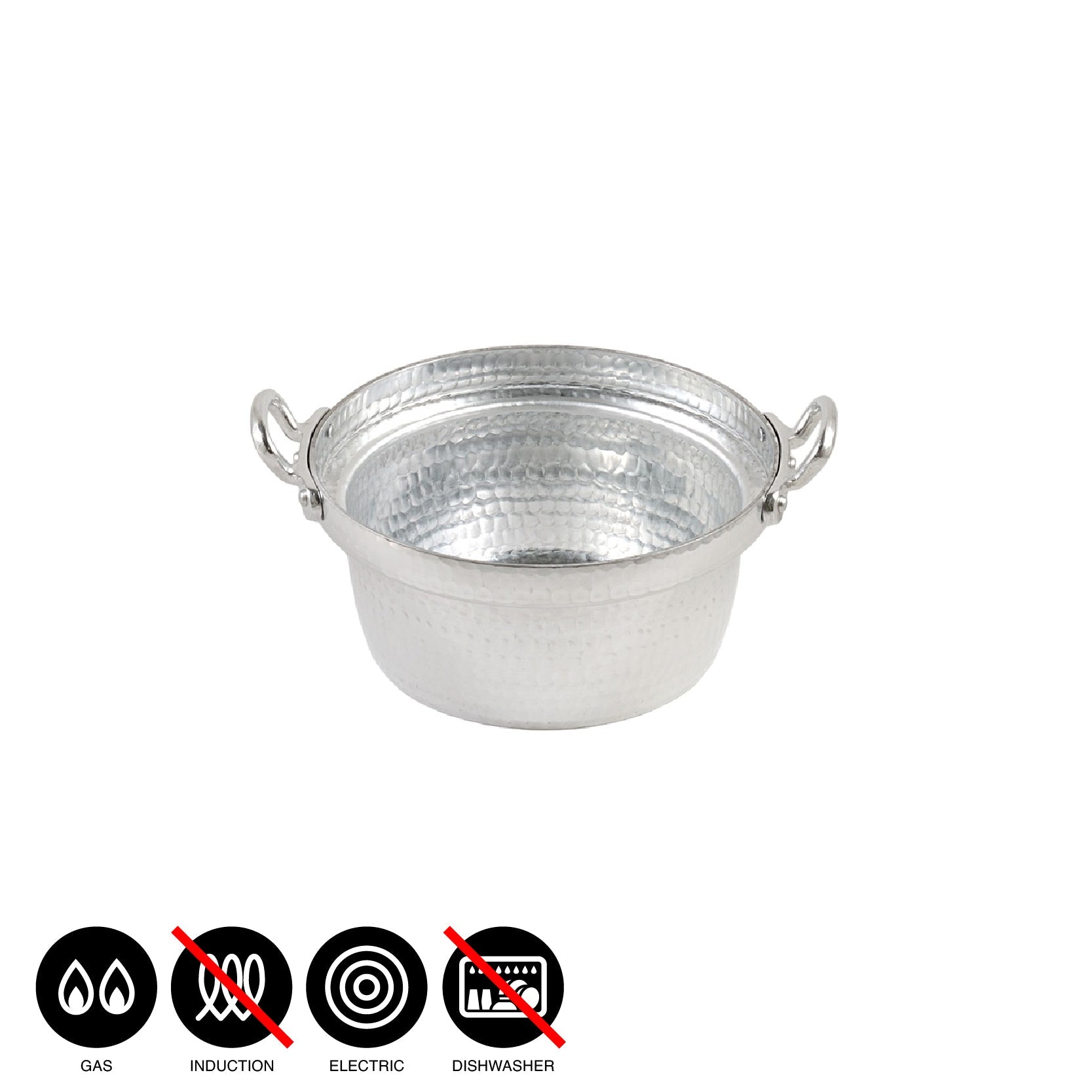 姫野作.本手打アルミ段付鍋