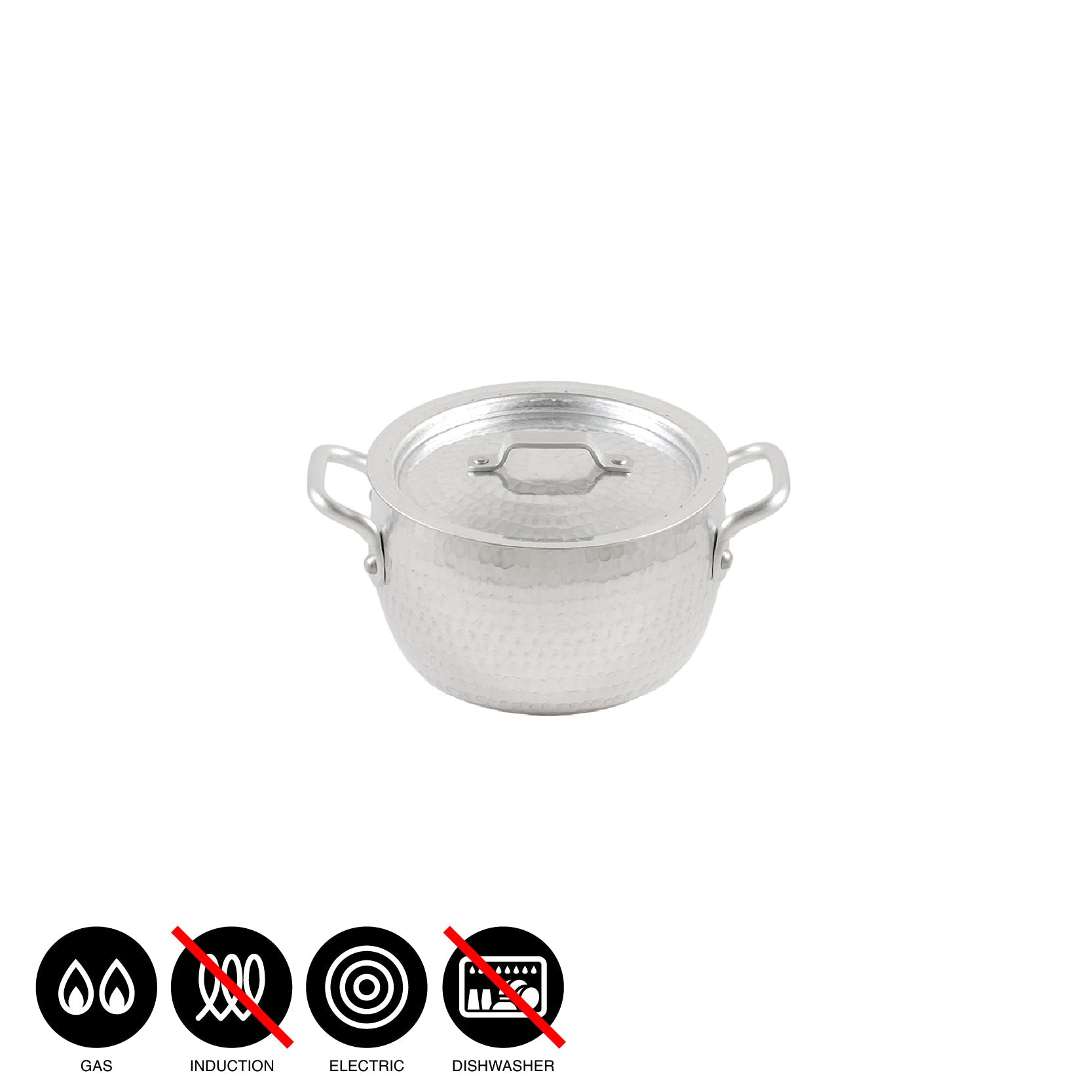 姫野作.本手打アルミ半寸胴鍋