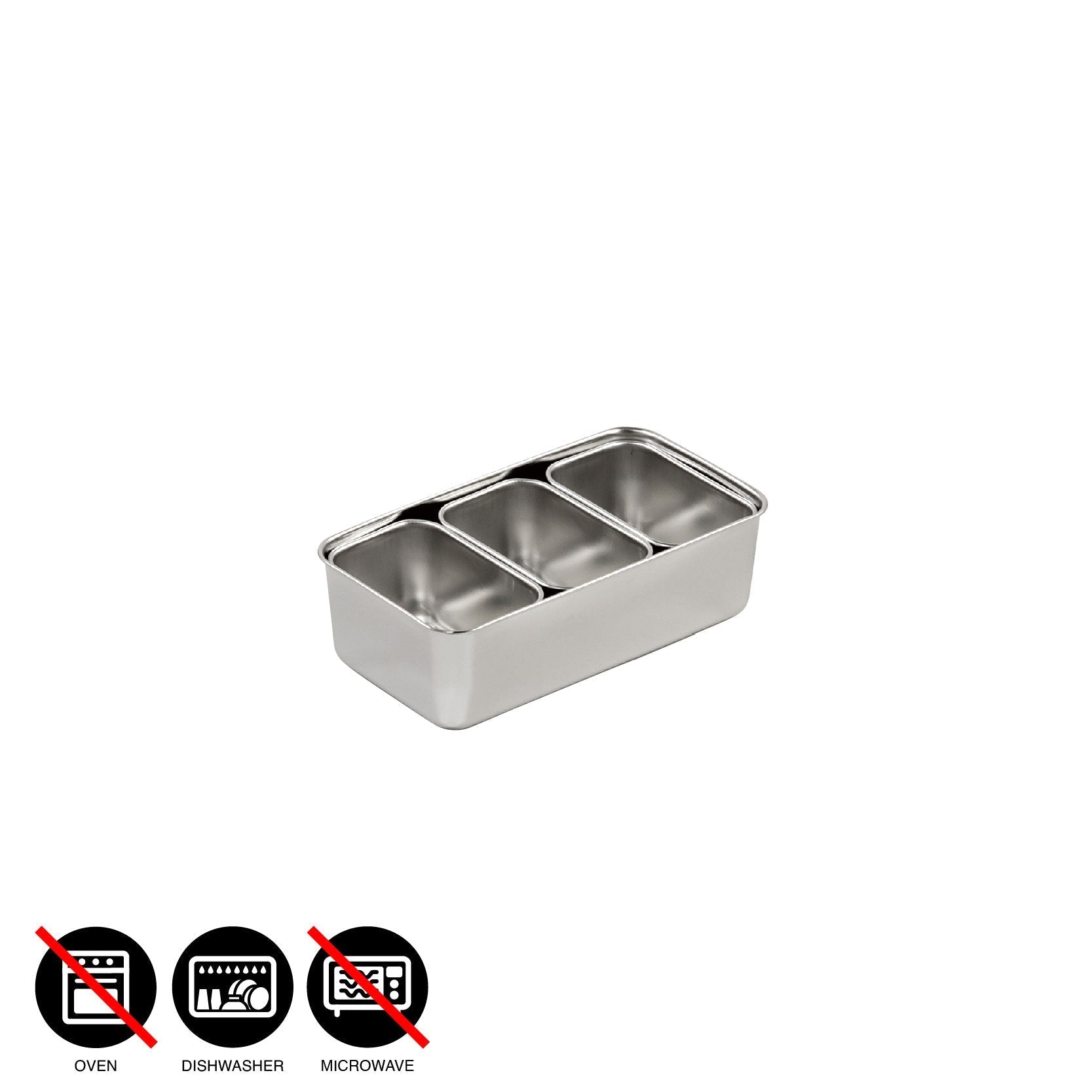 ステンレス深型バット 00号 3個入り